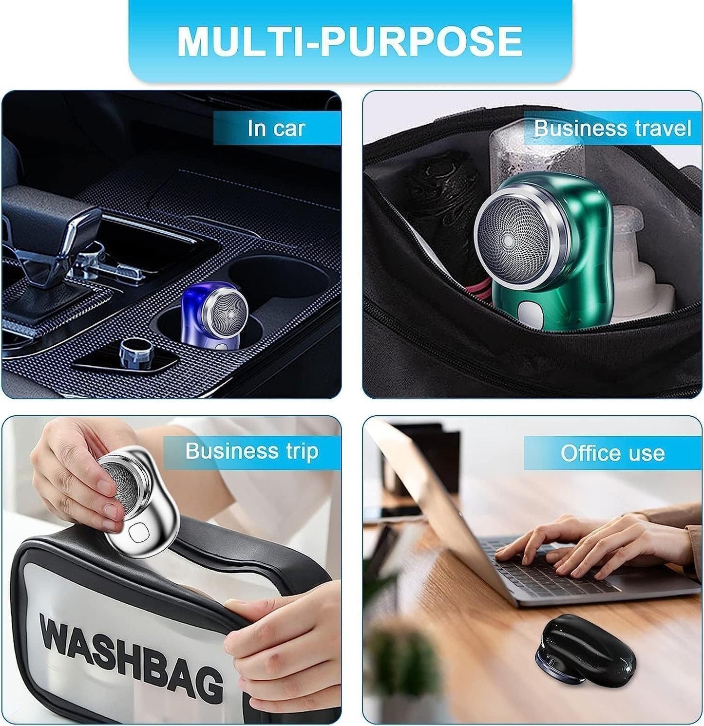 Mini-Shave Portable Electric Shaver – 2023 Upgrade Compact Razor for Men