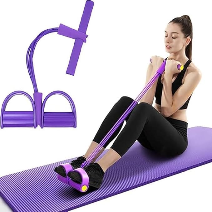 Yoga Pedal Puller Resistance Band – Portable Fitness Equipment for Home, Office & Travel | Full Body Workout, Yoga & Pilates Training