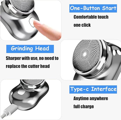 Mini-Shave Portable Electric Shaver – 2023 Upgrade Compact Razor for Men