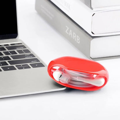 Automatic Cord Winder & Cable Organizer | Retractable Earphone, USB & Charging Cable Storage Case | Tangle-Free Wire Management Box