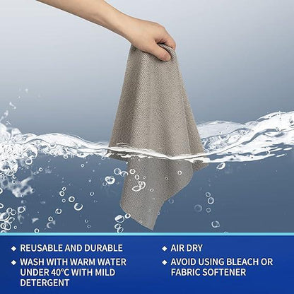 Kitchen Cleaning High Friction Wash Cloth – Multi-Purpose Scrubbing Towel for Dishes, Utensils & Countertops