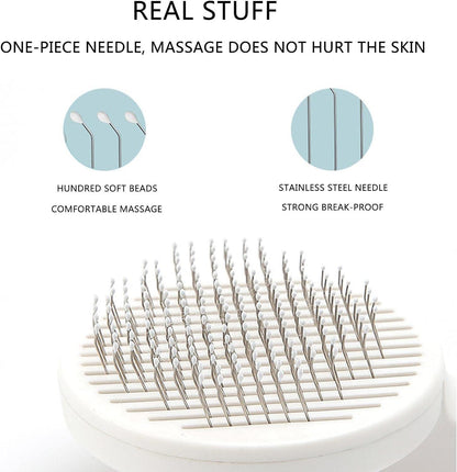 Pet Hair Removal Brush for Dogs & Cats | Reusable Self-Cleaning Lint Remover for Sofa, Carpet, Bed & Car Seat | Easy to Use & Eco-Friendly Fur Cleaner Tool