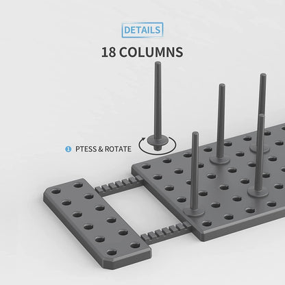 Kitchen Cupboard & Drawer Organizer – Pegboard Tray for Cabinets, Utensils & Kitchen Accessories
