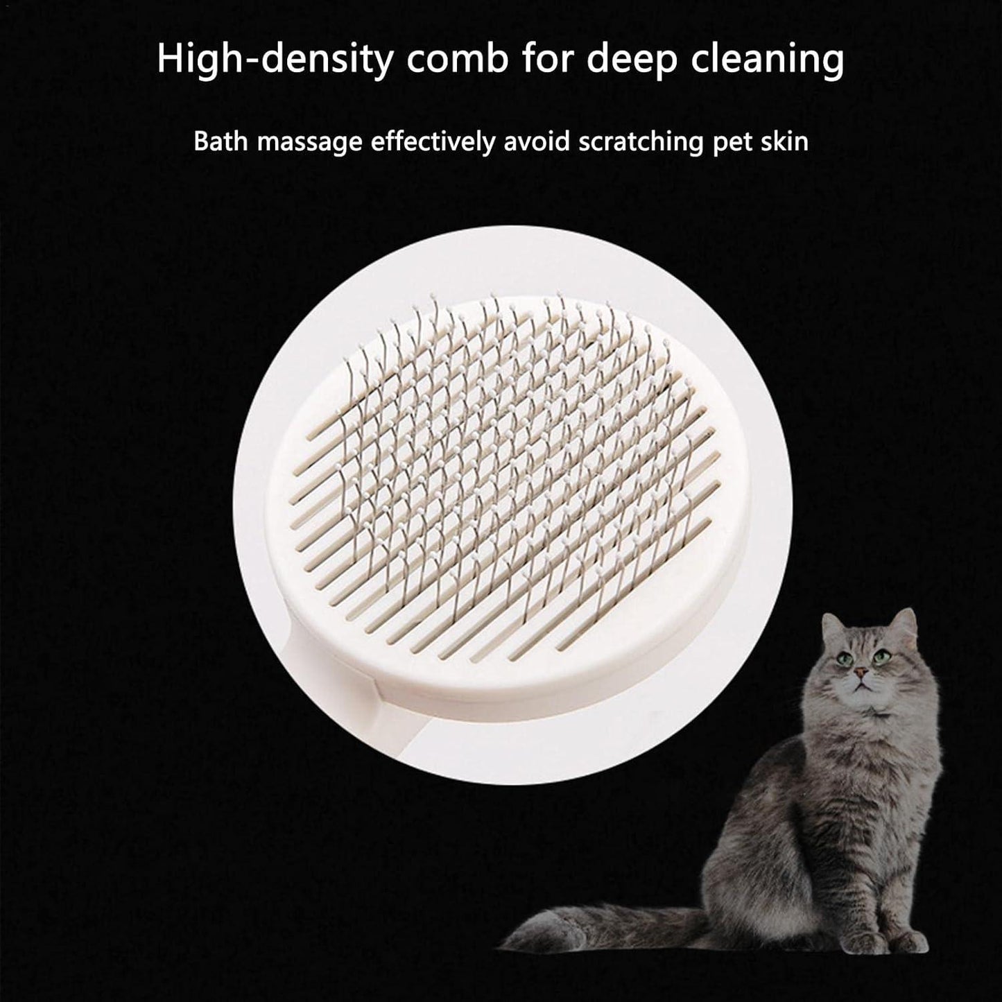 Pet Hair Removal Brush for Dogs & Cats | Reusable Self-Cleaning Lint Remover for Sofa, Carpet, Bed & Car Seat | Easy to Use & Eco-Friendly Fur Cleaner Tool