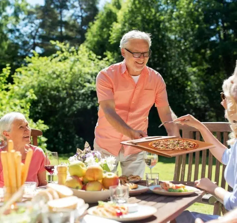 Wooden Pizza Paddle with Smooth Handle – Pizza Peel for Easy Transfer of Pizza, Bread & Pastry Crusts