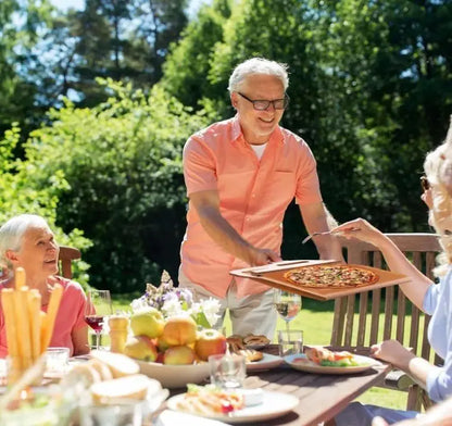 Wooden Pizza Paddle with Smooth Handle – Pizza Peel for Easy Transfer of Pizza, Bread & Pastry Crusts