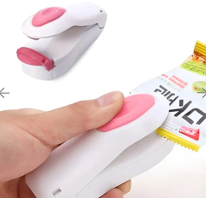 Hand Held Plastic Mini Heat Sealing Machine – Portable Bag Sealer for Food Storage & Snacks (Pack of 2)