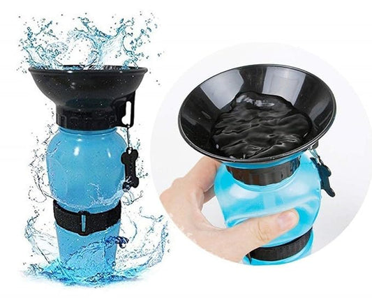 Pet Sipper Portable Aqua Fresh Water Pump Bowl Bottle Mug Cup for Pets | 2-in-1 Leak-Proof Travel Water Dispenser for Dogs & Cats | Easy to Use, Lightweight & Eco-Friendly Pet Hydration Bottle