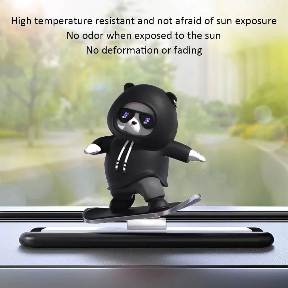 Car Dashboard Decorative Showpiece – Elegant & Compact Ornament for Car Interior, Office Table & Home Décor (Multicolor)