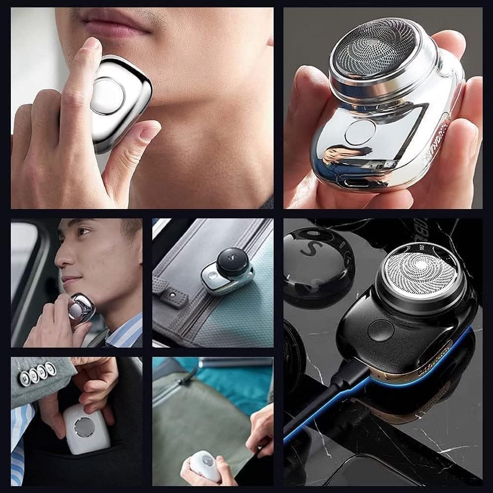 Mini-Shave Portable Electric Shaver – 2023 Upgrade Compact Razor for Men