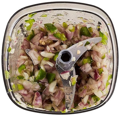 Manual Fruit and Vegetable Chopper – Handheld Kitchen Cutter & Dicer for Quick Food Prep