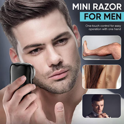 Mini-Shave Portable Electric Shaver – 2023 Upgrade Compact Razor for Men