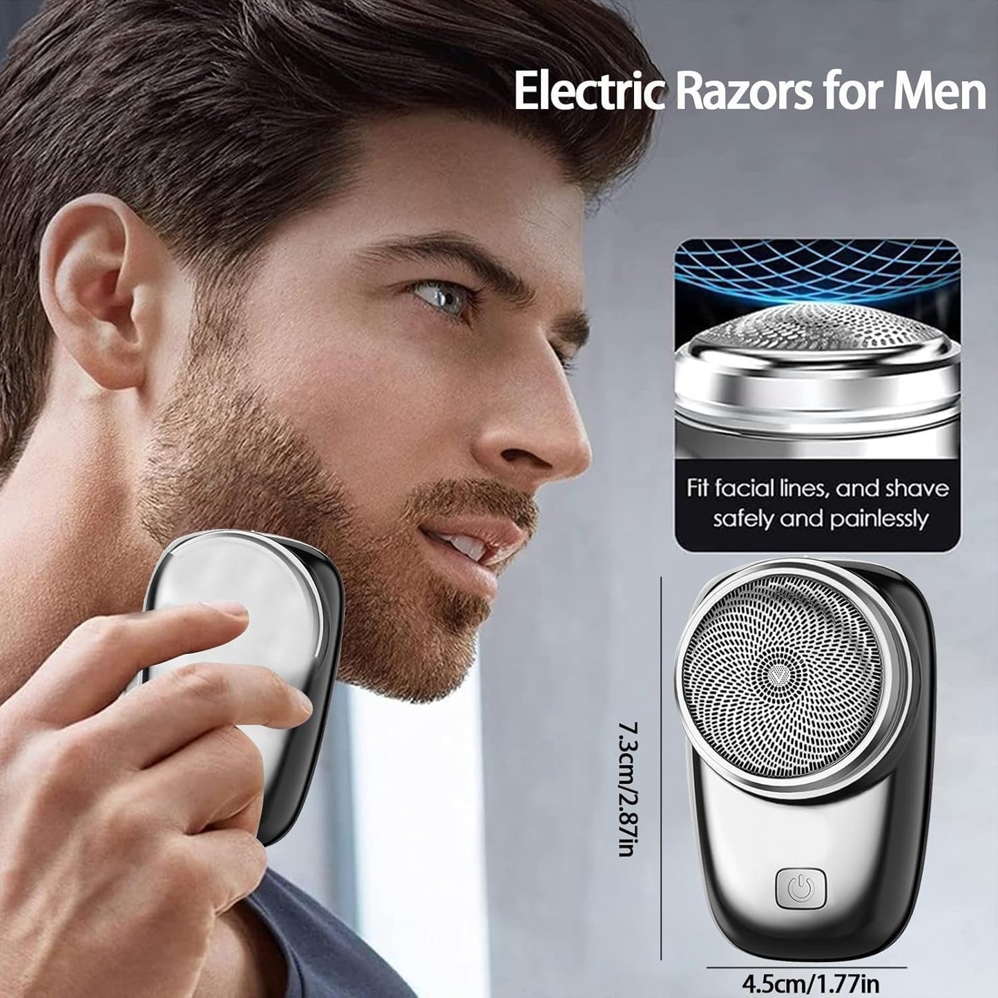 Mini-Shave Portable Electric Shaver – 2023 Upgrade Compact Razor for Men
