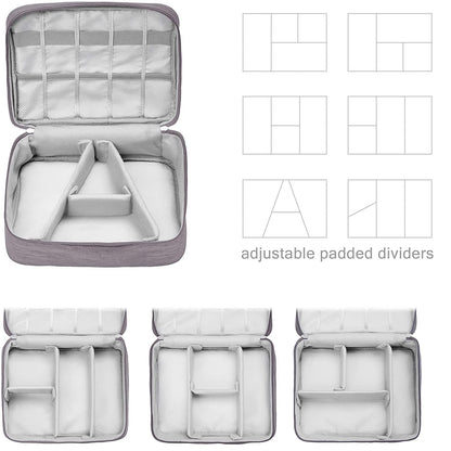 Universal Travel Gadget Organizer Bag – Compact Cable Storage Pouch for Cords, Chargers, Power Bank, Plug & Accessories