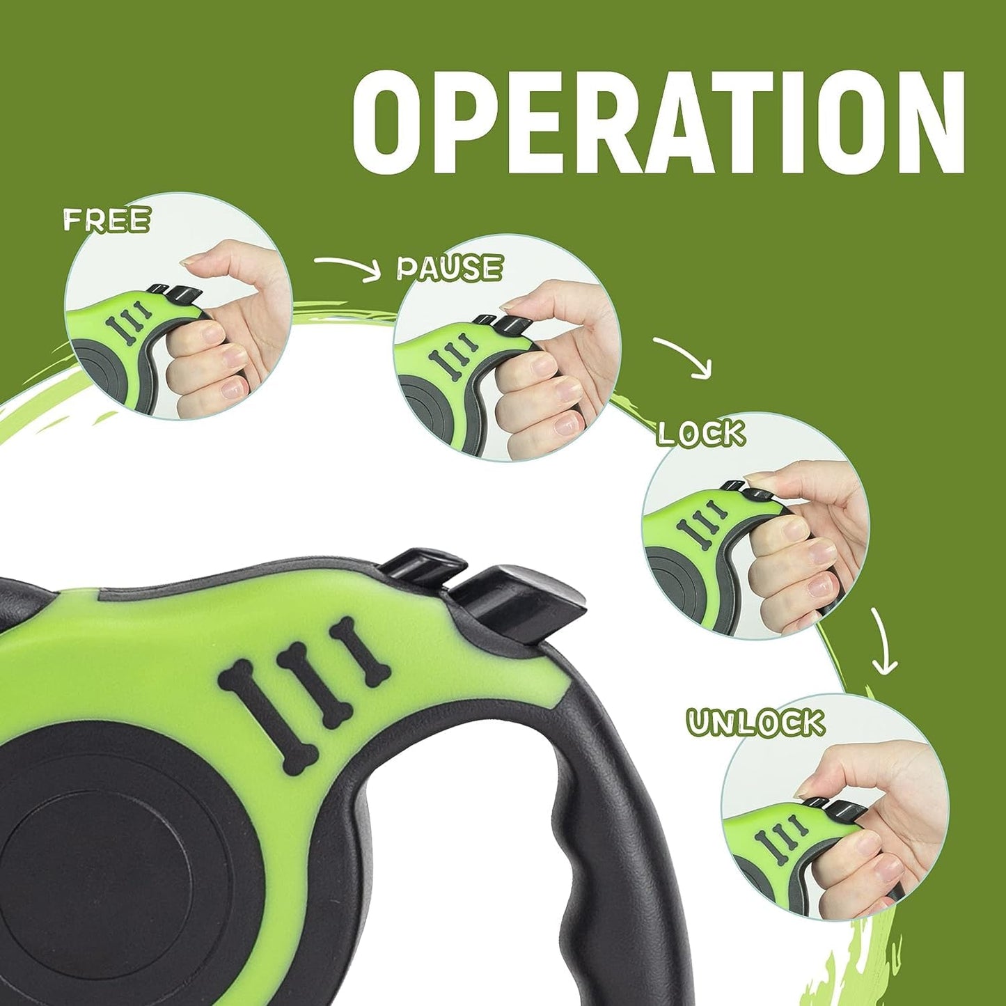 Heavy-Duty 500 cm Pet Leash for Dogs & Cats | Durable Nylon Strap with Comfortable Grip – Multicolor