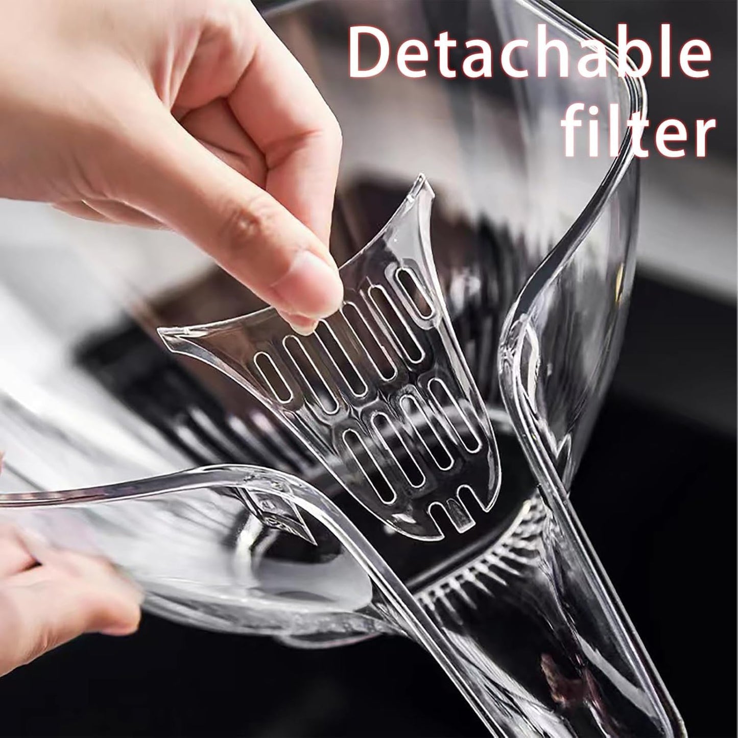 Drain Basket Funnel for Kitchen Sink – Multipurpose Food Strainer & Filter Basket for Washing, Draining & Rinsing