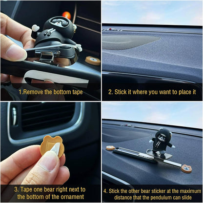 Car Dashboard Decorative Showpiece – Elegant & Compact Ornament for Car Interior, Office Table & Home Décor (Multicolor)