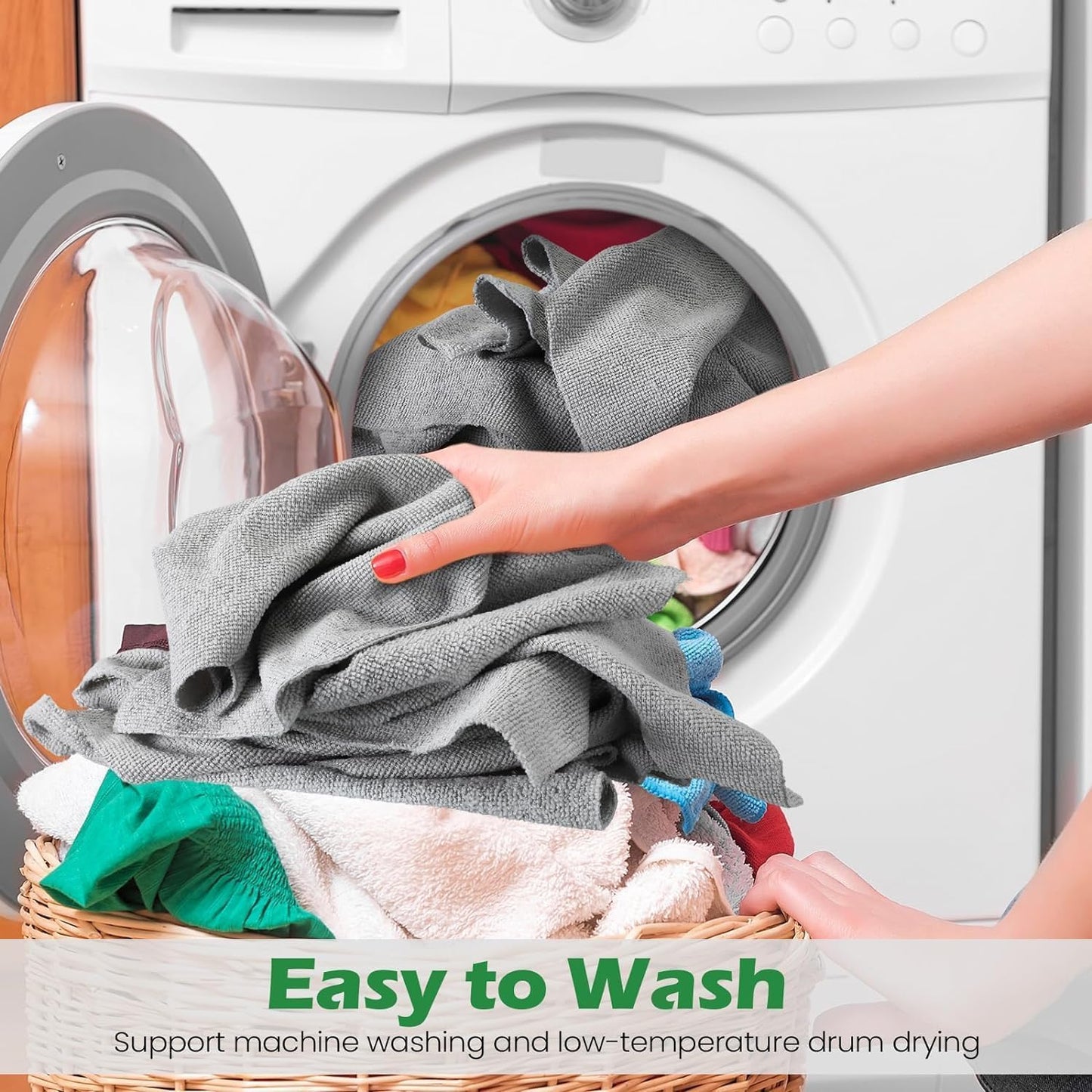 Kitchen Cleaning High Friction Wash Cloth – Multi-Purpose Scrubbing Towel for Dishes, Utensils & Countertops