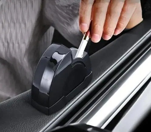 Portable Car Ashtray with Lid – Smokeless Car Cigarette Ash Tray with LED Light