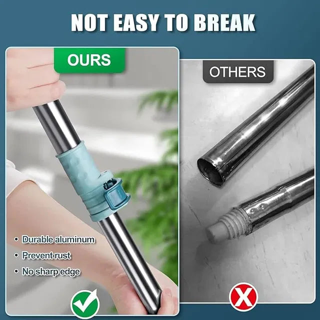 2-in-1 Floor Cleaner Brush – Multifunction Magic Broom & Silicone Floor Squeegee for Wet and Dry Cleaning