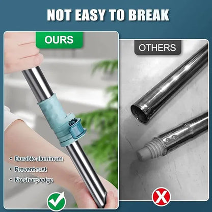 2-in-1 Floor Cleaner Brush – Multifunction Magic Broom & Silicone Floor Squeegee for Wet and Dry Cleaning