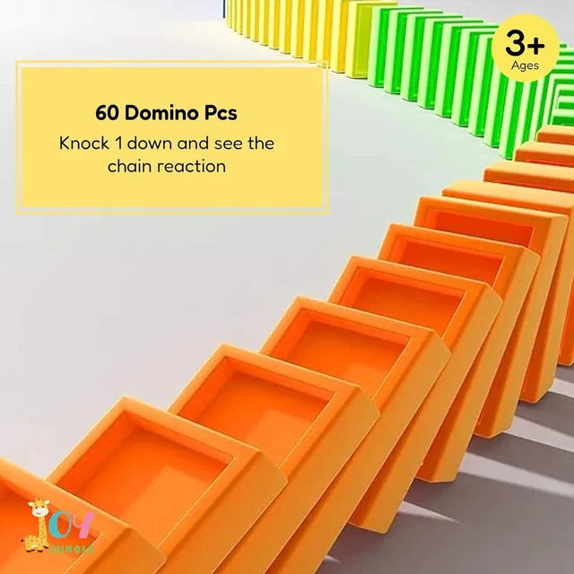 Train Toy Domino Set for Kids – BPA-Free Plastic, Fun Sound Effects, Educational Play