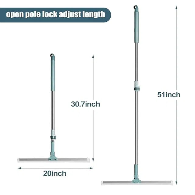 2-in-1 Floor Cleaner Brush – Multifunction Magic Broom & Silicone Floor Squeegee for Wet and Dry Cleaning